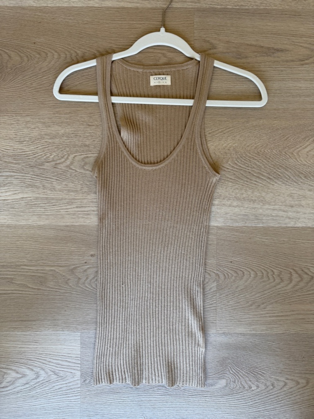 Clyque Cameron Tank in Latte